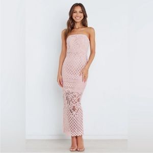 Petal & Pup Cordelia Dress in Blush